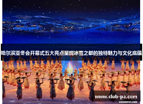 哈尔滨亚冬会开幕式五大亮点呈现冰雪之都的独特魅力与文化底蕴