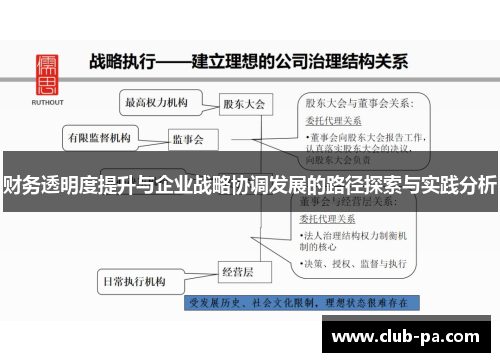 财务透明度提升与企业战略协调发展的路径探索与实践分析